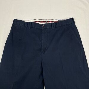 VTG USA Polo Ralph Lauren‎ Chino Khaki Pants Shield Crest 36X32 Navy Blue